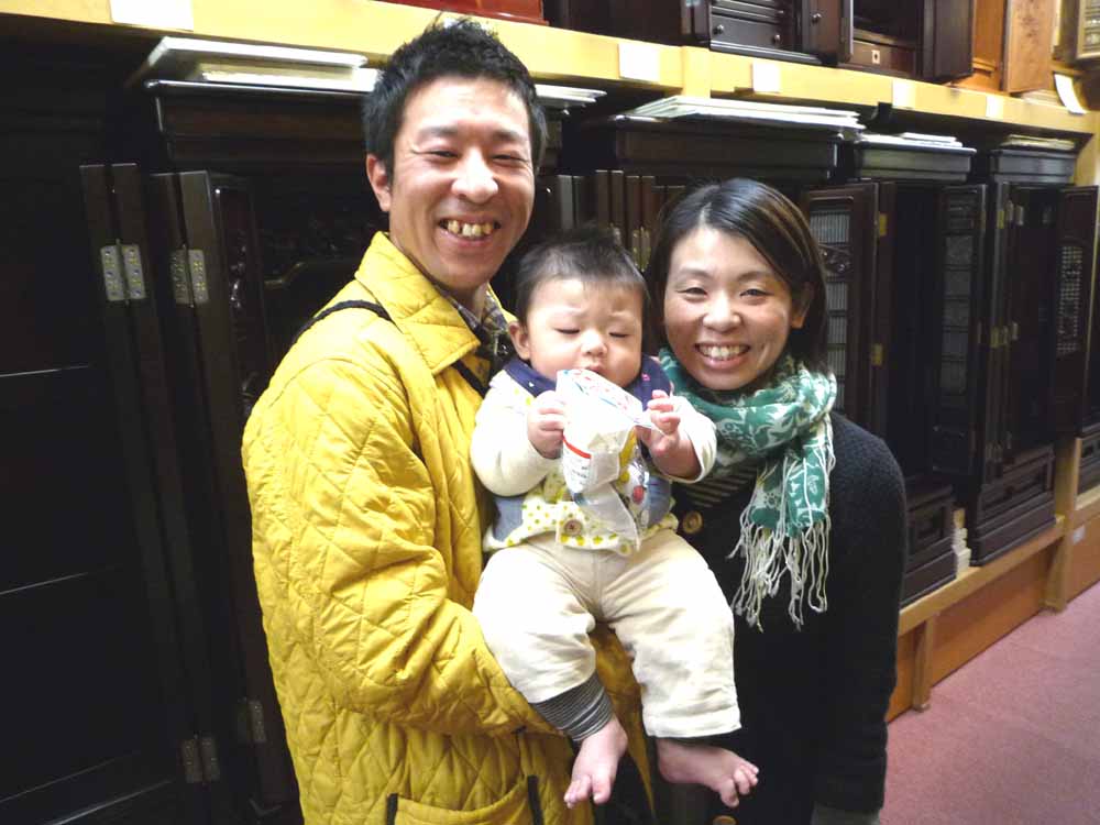 阿弥陀様にご報告