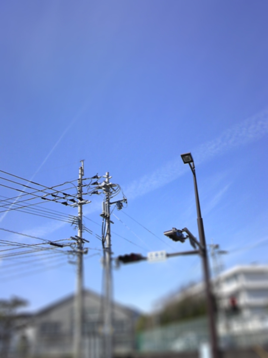 空をあおぎました