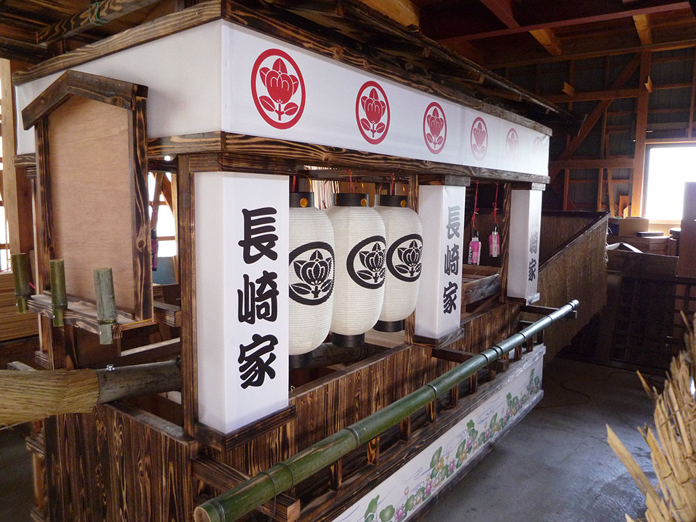 船展示しています