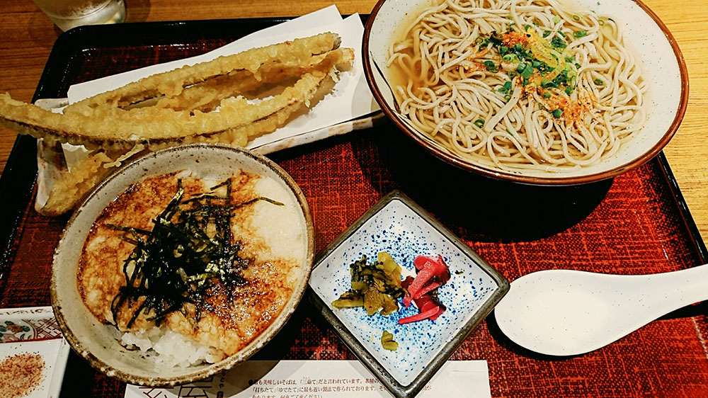 ごぼう天そば