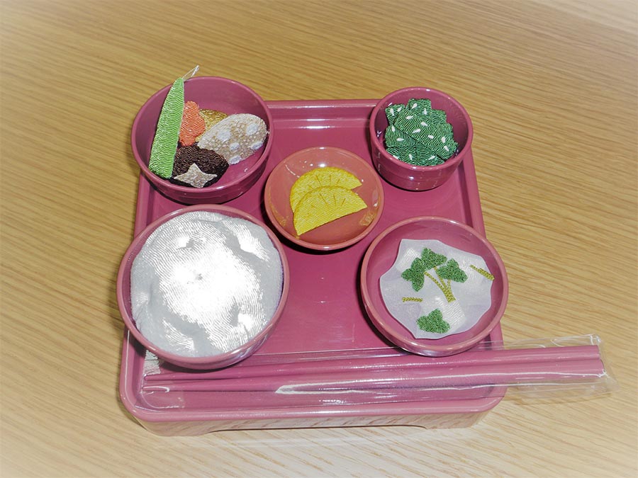ちりめん飾り・精進料理