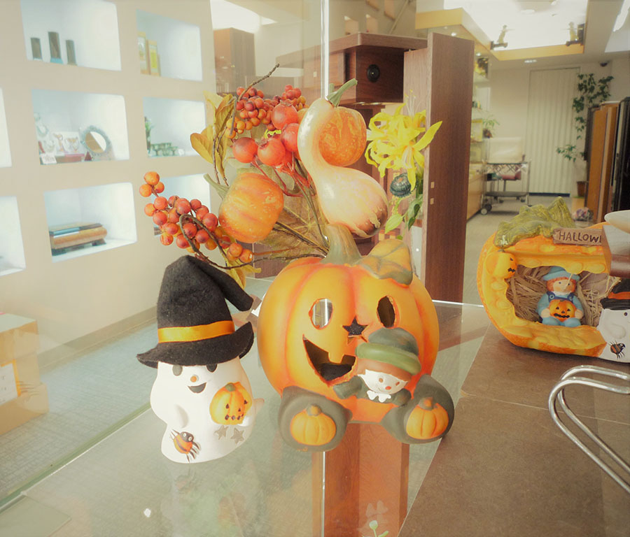 カボチャのおばけ登場!